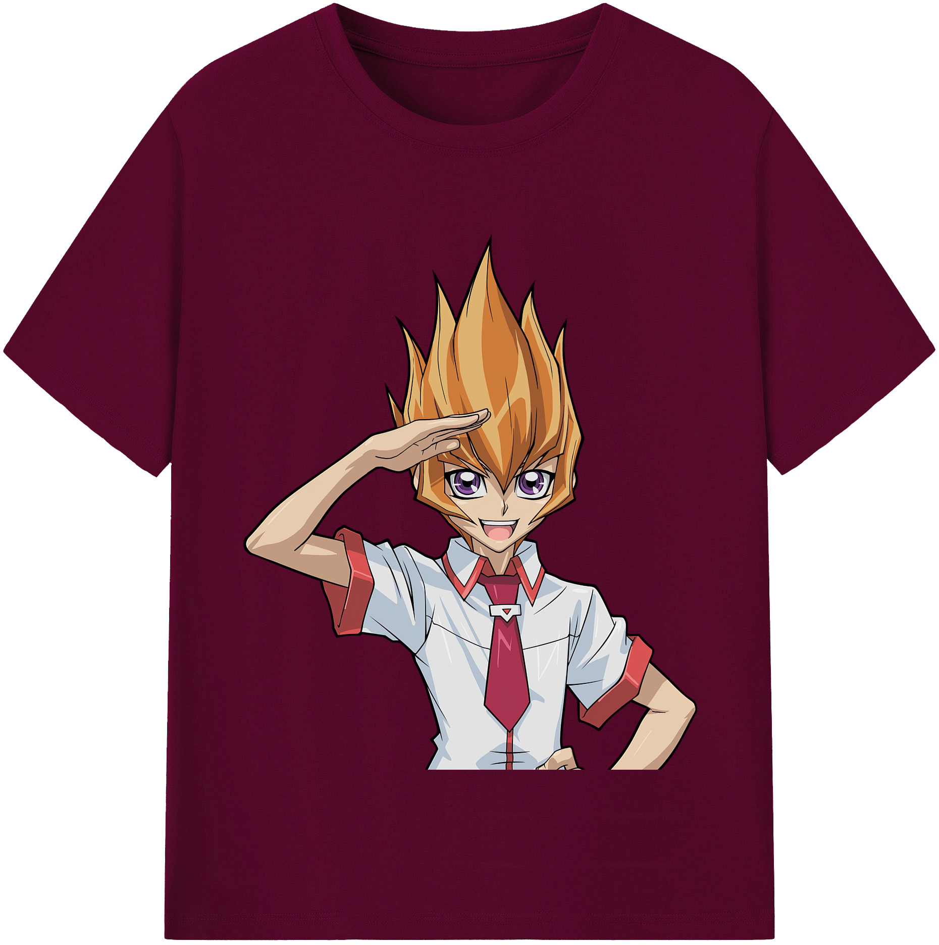 （画像用） 遊☆戯☆王 Yu-Gi-Oh! レディースカジュアルプリントTシャツ（綿100％）